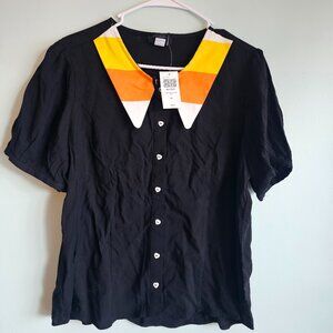 Hot Topic Candy Corn Shirt - New Women Size: XL